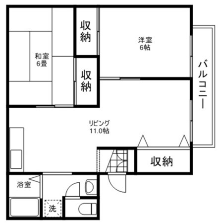 メゾンボナールの物件間取画像